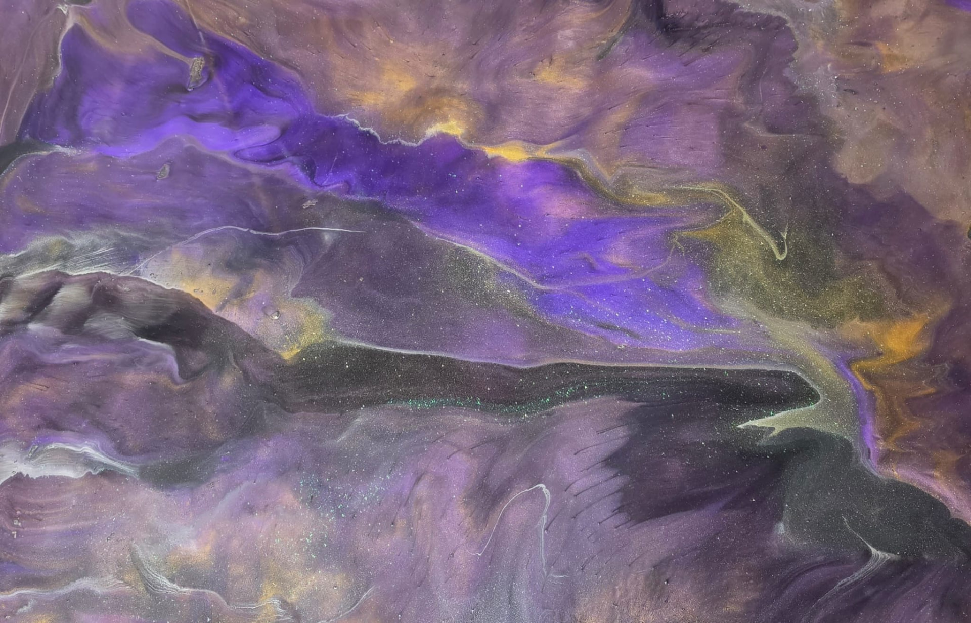 Amethyst Drift resin floor finish